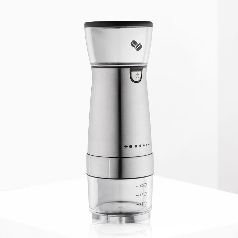 USB Coffee Grinder - Stainless Steel