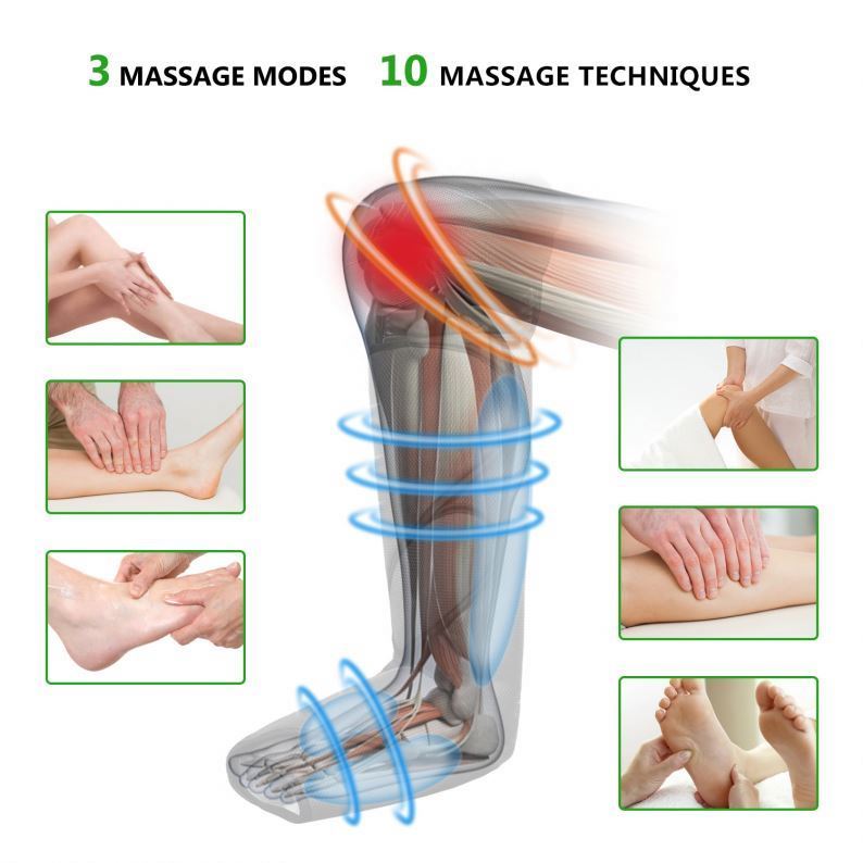 Machine Massage Air Compression Therapy Health Care Supplies Hot Legs And Feet Instrument Recovery Boots Leg Foot Massager