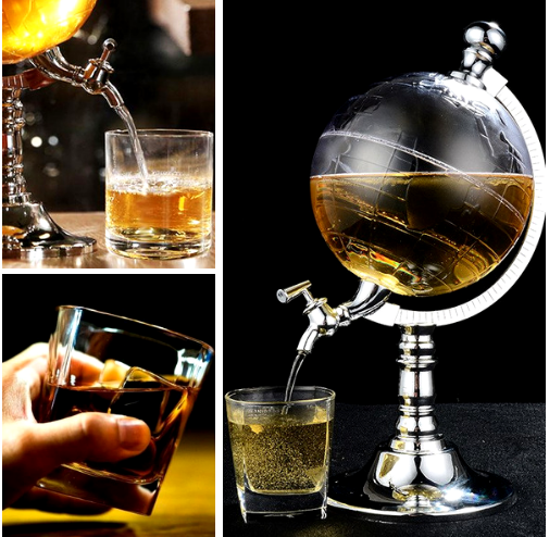 Beverage Stylish Globe Dispenser