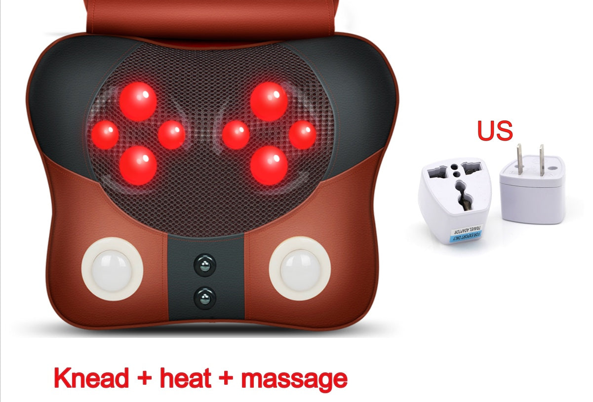 Massage Pillow-Cervical Spine, Neck, Waist, Back, Shoulder Massager