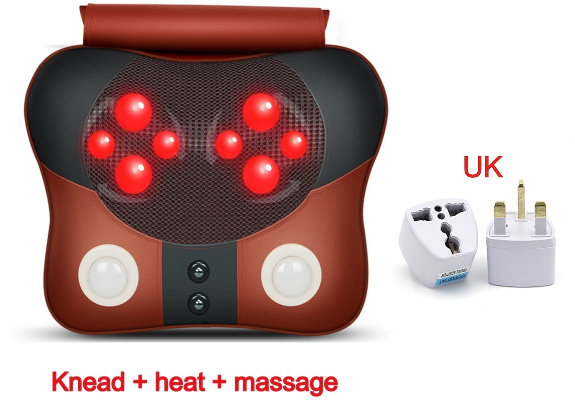 Massage Pillow-Cervical Spine, Neck, Waist, Back, Shoulder Massager