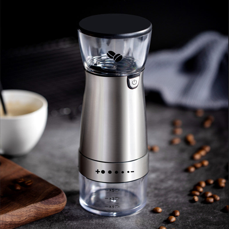 USB Coffee Grinder - Stainless Steel