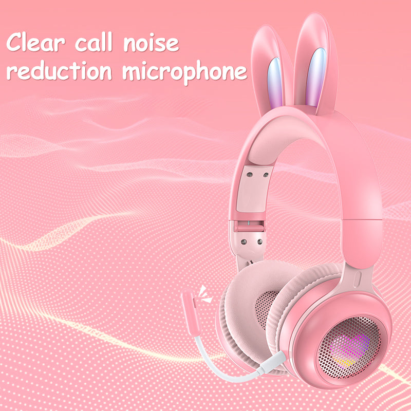 Écouteurs à changement de couleur Rabbit Ears Dazzle - Bluetooth/MP3