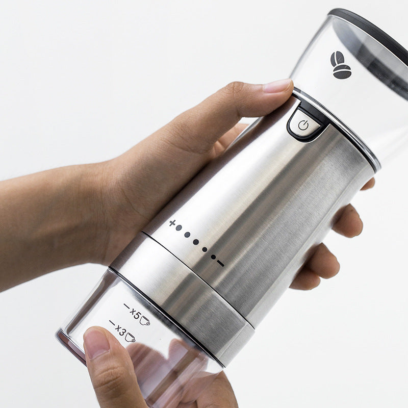 USB Coffee Grinder - Stainless Steel