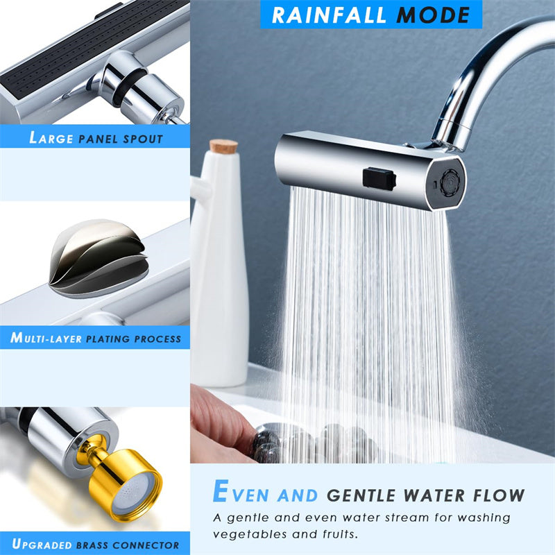 Kitchen Faucet Waterfall Outlet : 3-in-1