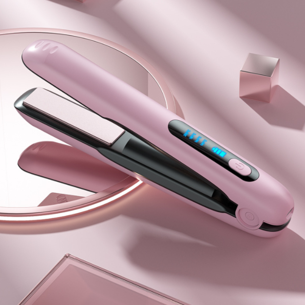 2-in-1 -Wireless Hair Straightener and Curler