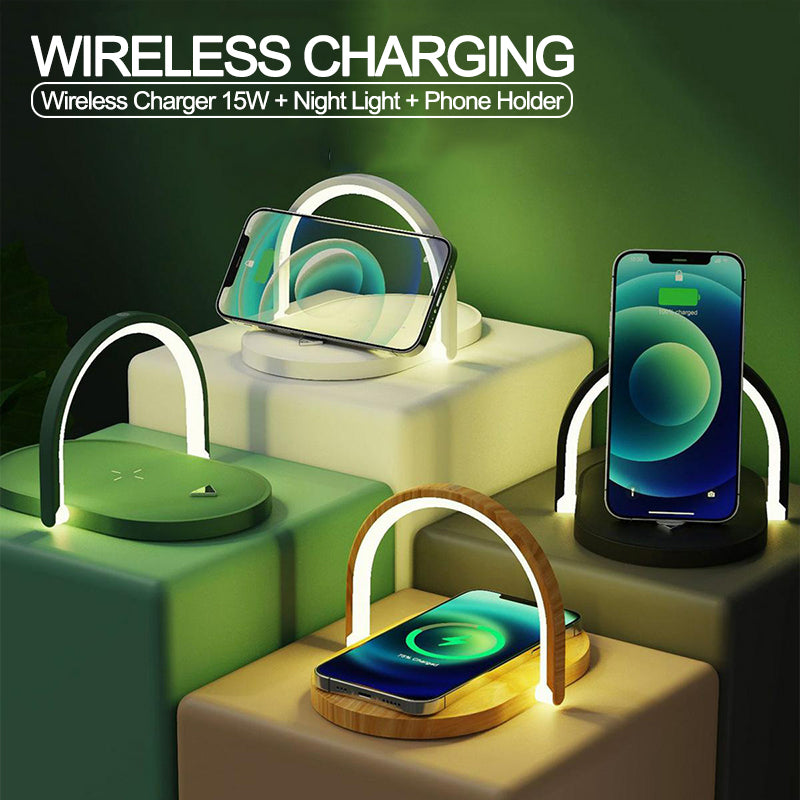 Multifunctional Wireless Charger- LED Lamp