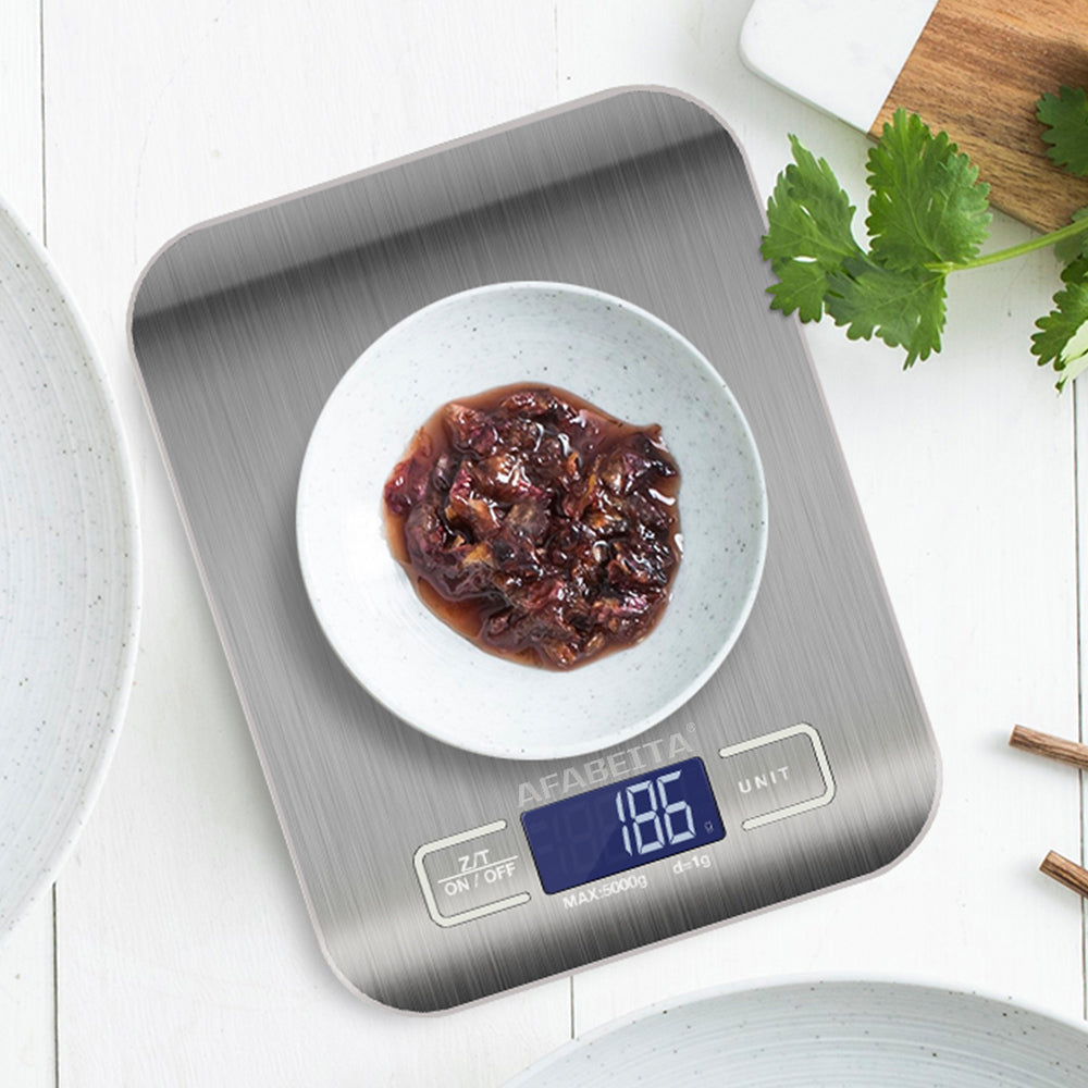 Digital Kitchen Scales, Stainless Steel ( up to 5 kg )