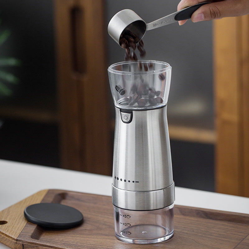 USB Coffee Grinder - Stainless Steel